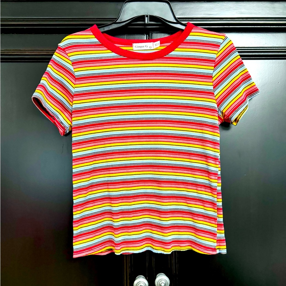 Sz.L Ginger G rib knit top